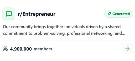 20+ Subreddits to Choose From